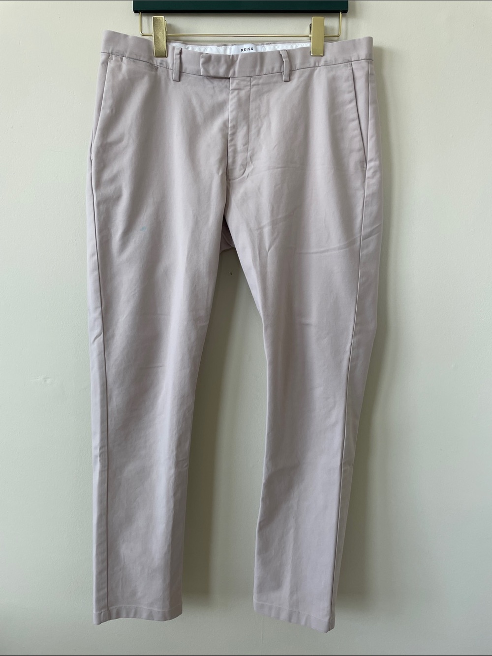 Reiss Men's Slim Chinos in Light Beige